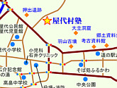 屋代村塾の所在地マップ